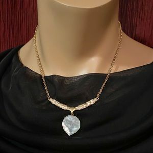 Alexis Bittar Gold/Opal/Crystals Necklace